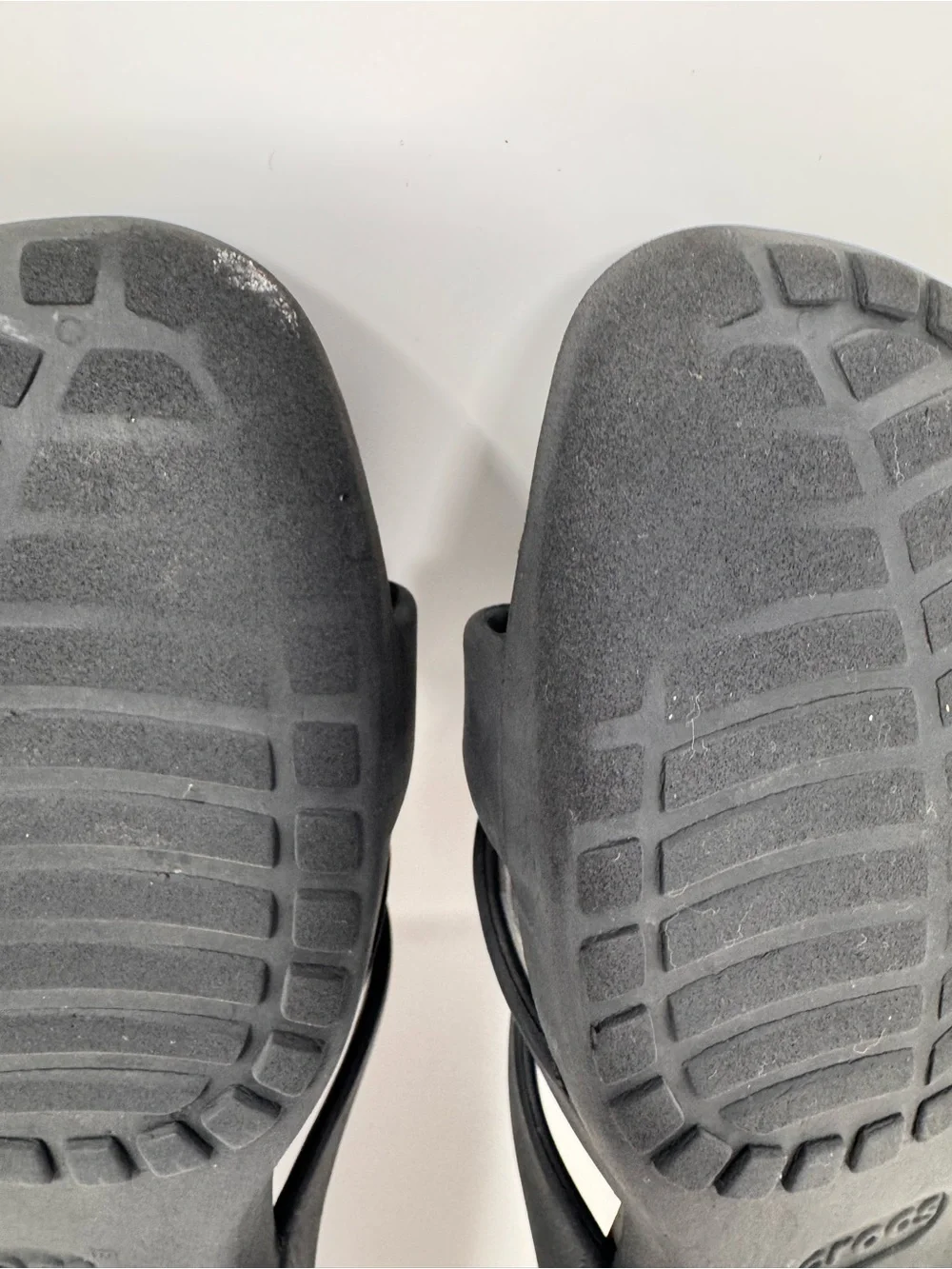 Crocs Women's Meleen Twist Sandals Gray Black Size 7, strap shoe comfort outdoor